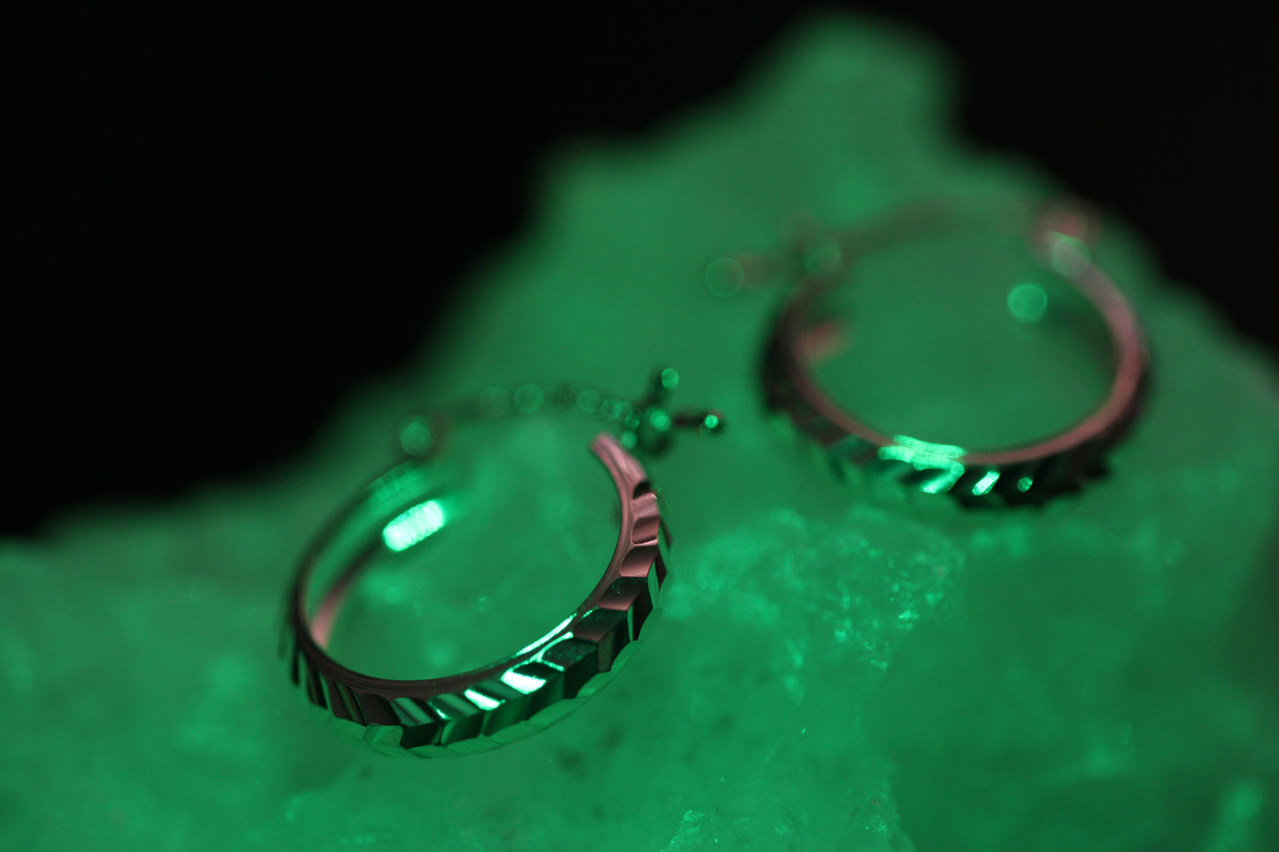 18 mm Silver Hoops Earrings Small Hoop Earring